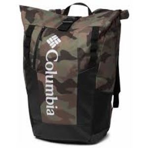 Columbia camouflage roll top XL capacity backpack